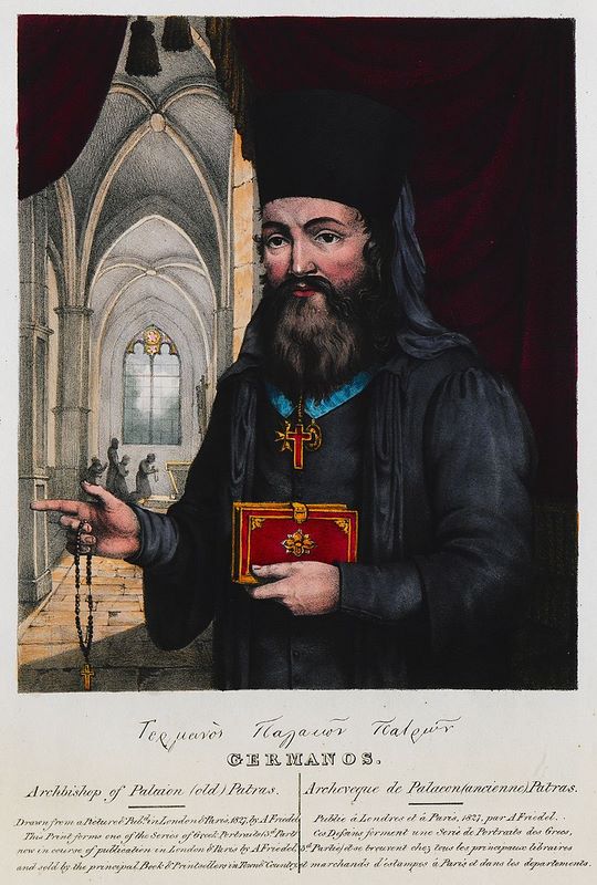 Ο Παλαιών Πατρών Γερμανός, έργο του ΄Ανταμ Φρίντελ